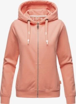 Navahoo Sweats Zippés Veste De Survêtement Engelshaar Femme Abricot