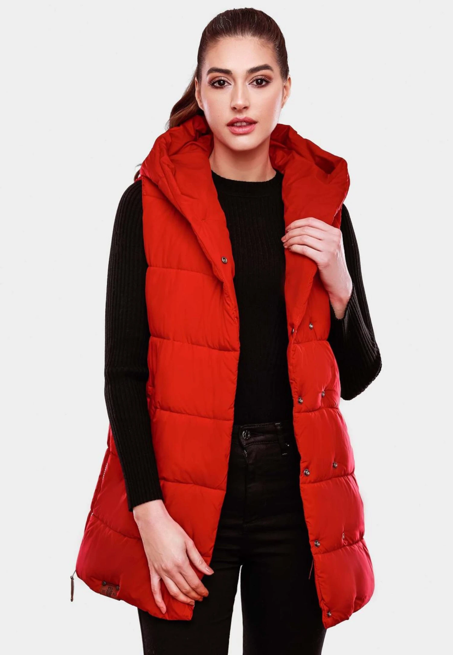 Navahoo Vestes Sans Manches Gilet Madilynaa Femme Rouge Feu 9 Navahoo Vestes Sans Manches Gilet Madilynaa Femme Rouge Feu – Image 9