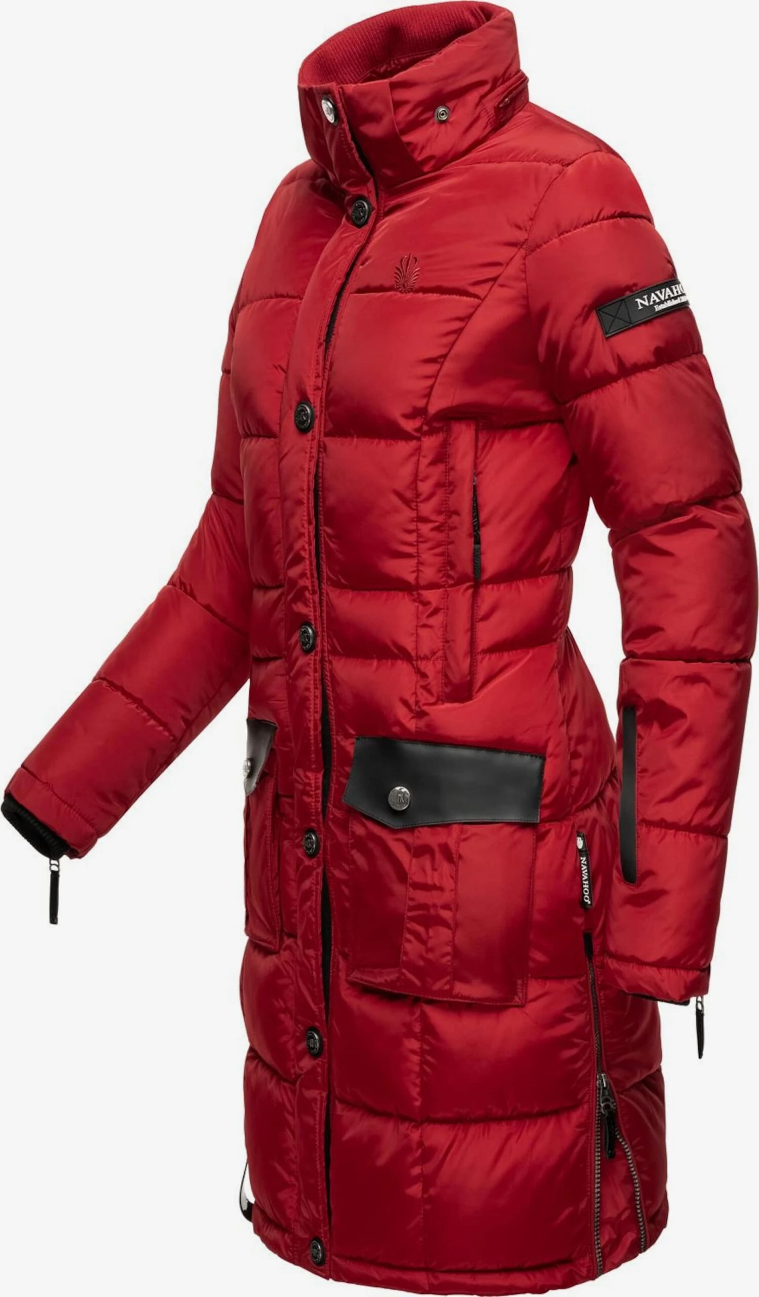 Navahoo Manteaux Dhiver Manteau D’hiver Sinja Femme Rouge 4 Navahoo Manteaux Dhiver Manteau D’hiver Sinja Femme Rouge – Image 4