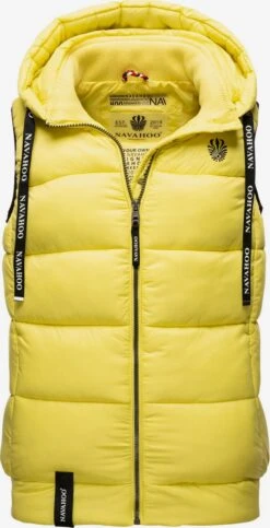 Navahoo Vestes Sans Manches Gilet Kassidy Femme Jaune