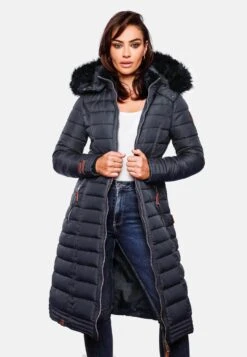 Navahoo Manteaux Dhiver Manteau D’hiver Umay Femme Bleu Nuit -About You fdc1e4a990f1b971d501212d03d2d45a