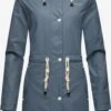 Navahoo Vestes Dextérieur Veste Fonctionnelle Flower Of Ocean Femme Bleu-gris